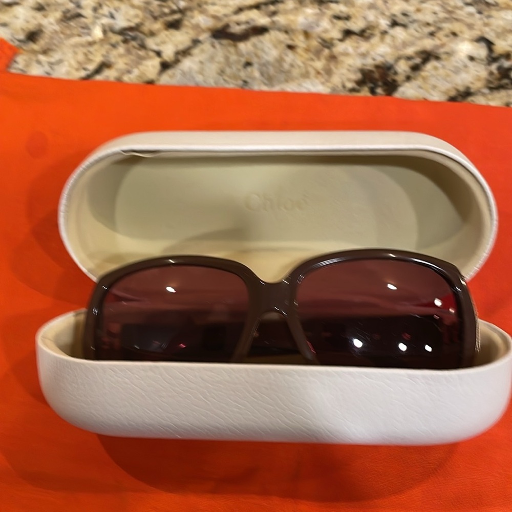 Chloe Sunglasses Square CL 2125 Designer with case